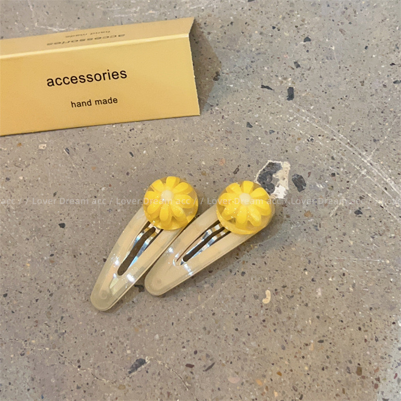 2Pcs/Lot šareni smolasti cvijet BB kopča za djevojčice Ukosnice Mini ukosnice za kosu Ukosnice Ručno izrađene ukosnice