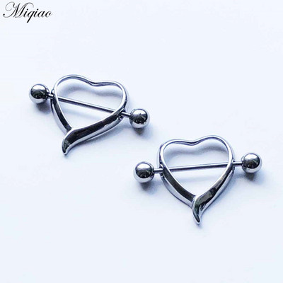 Miqiao 2 komada modnog retro dijamantnog prsnog prstena od nehrđajućeg čelika u obliku nakita za piercing