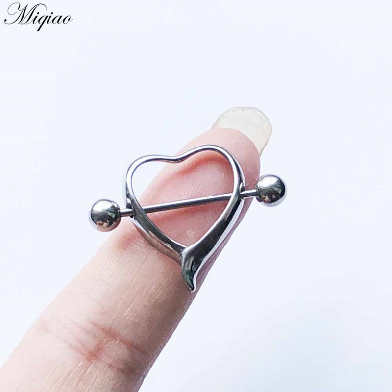 Miqiao 2 komada modnog retro dijamantnog prsnog prstena od nehrđajućeg čelika u obliku nakita za piercing