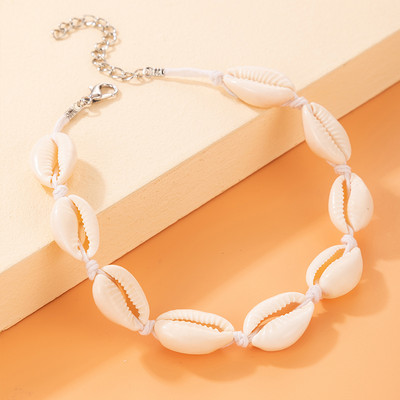 Tocona Bohemian Shell Rope Gležnjače za žene Muškarci Ručno izrađeni podesivi metalni lanac za noge Ljetni dodaci za nakit 21377