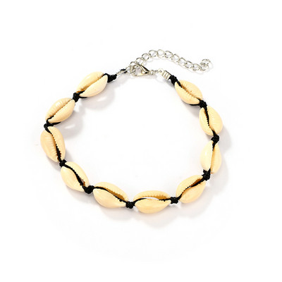 Tocona Bohemian Shell Rope Gležnjače za žene Muškarci Ručno izrađeni podesivi metalni lanac za noge Ljetni dodaci za nakit 21377