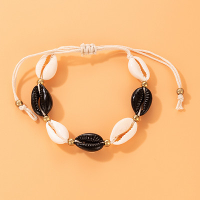 Tocona Bohemian Shell Rope Gležnjače za žene Muškarci Ručno izrađeni podesivi metalni lanac za noge Ljetni dodaci za nakit 21377