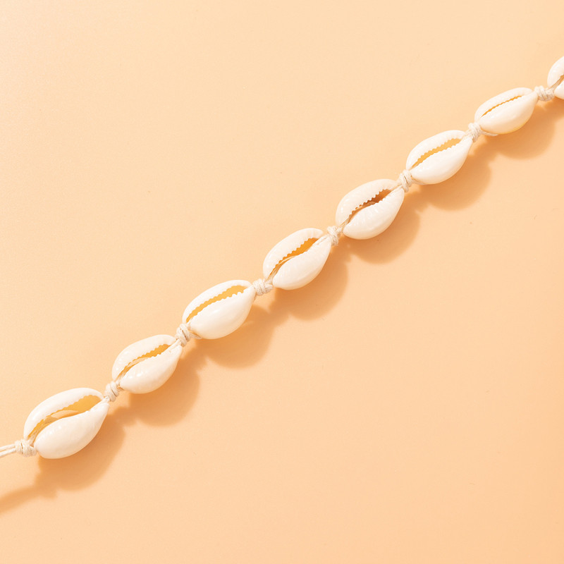 Tocona Bohemian Shell Rope Gležnjače za žene Muškarci Ručno izrađeni podesivi metalni lanac za noge Ljetni dodaci za nakit 21377