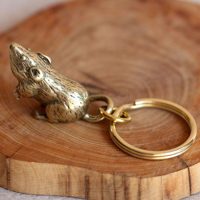 Mjedeni horoskopski štakori, životinje, privjesci za ključeve, bakreni dugi rep, miš, auto, privjesak za ključeve, ručno rađeni brončani slatki štakori, torba, viseći privjesak, darovi