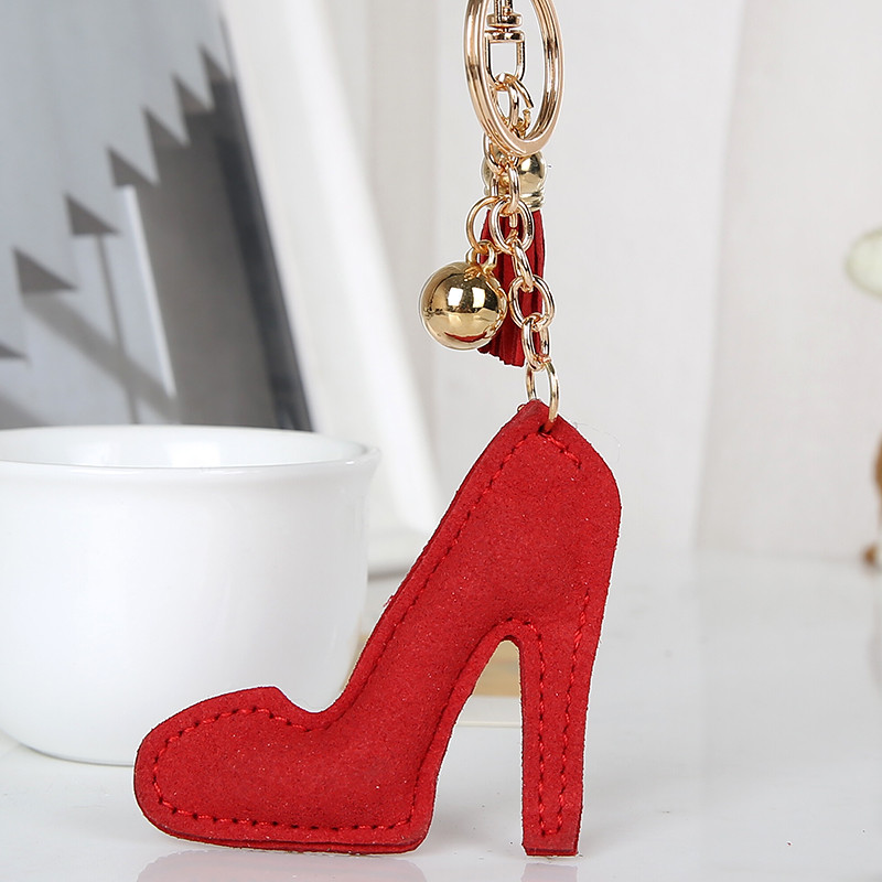 Breloc drăguț cu toc înalt Breloc de cristal complet cu strasuri Breloc pentru mașină Breloc pentru femei Portabil cheie Inel Bague Bijuterii cu ridicata Cadouri