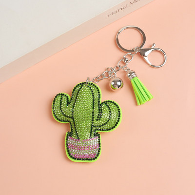 Drăguț leu breloc din piele cu ciucuri Suport cheie metal cristal breloc breloc geantă auto pandantiv cadou preț cu ridicata