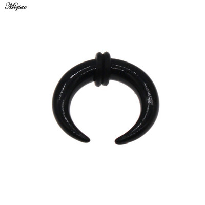 Miqiao 1 kom akrilnih prstenova za nos bivolji rog štipaljke za pregradu prstenovi za piercing za žene muškarce ekspander 1,6-10 mm nakit za piercing