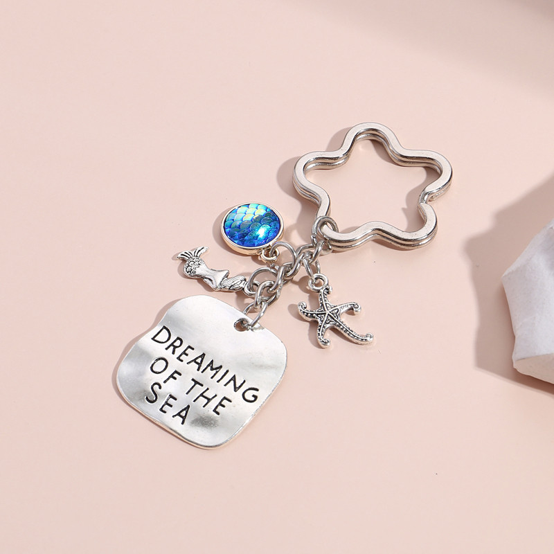 1kom romantični privjesak morske sirene Morski konjic privjesak za ključeve Bule riblja ljuska školjka privjesak za žene blagdanski dar nakit veleprodaja