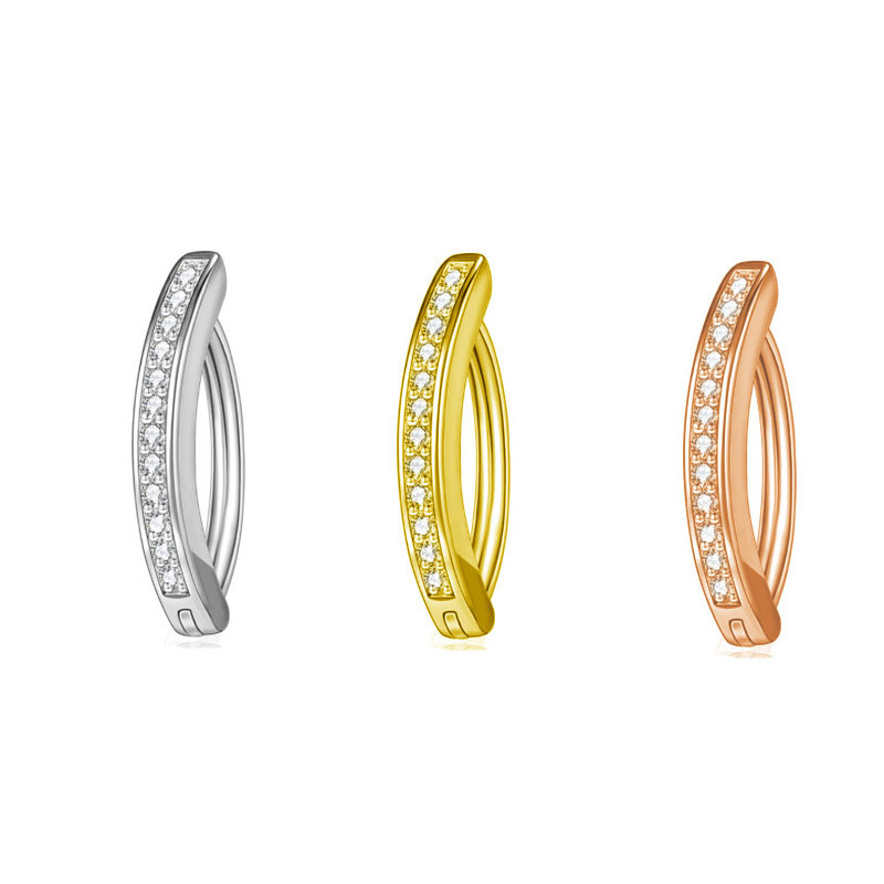 Miqiao 1 kom. 14G nokti za pupak, popularni, jednostavni, složeni, glatki, uniseks