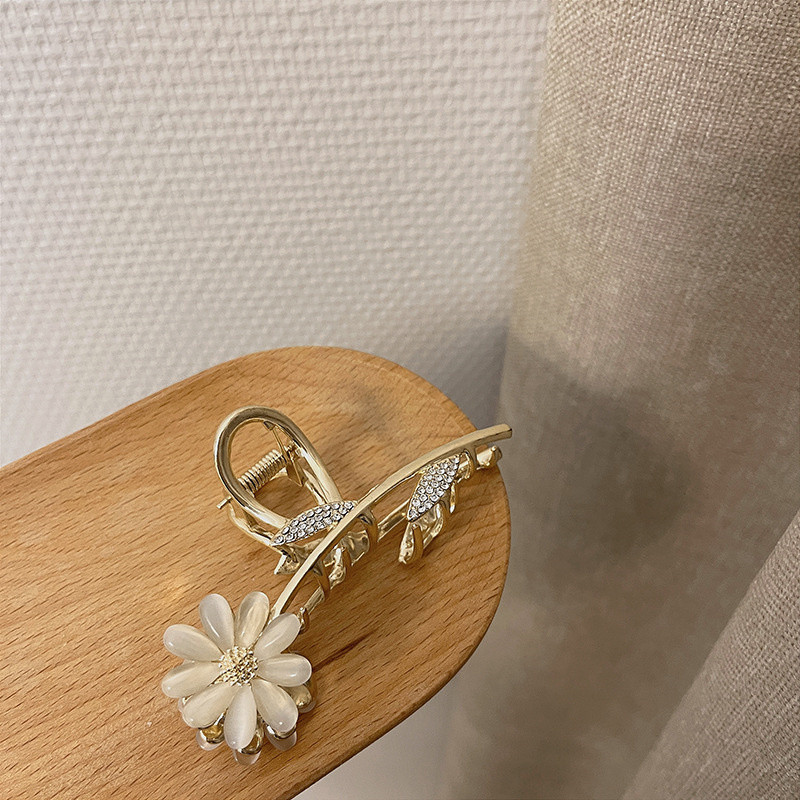 2022 gheare de păr din metal cu flori de margaretă de modă coreeană pentru femei Accesorii de păr pentru ac de păr elegant pentru femei