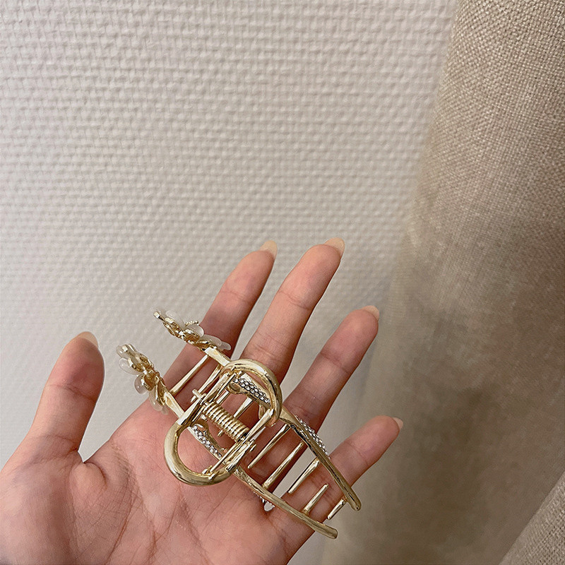 2022 gheare de păr din metal cu flori de margaretă de modă coreeană pentru femei Accesorii de păr pentru ac de păr elegant pentru femei