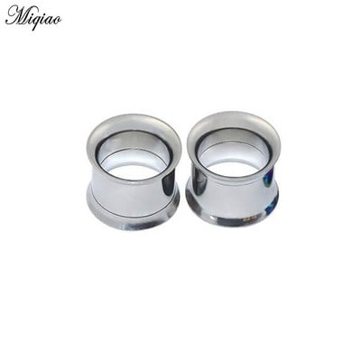 Miqiao visokokvalitetni nakit za bušenje ušiju s dvostrukom trubom za uši s metalnim navojem za proširenje uha
