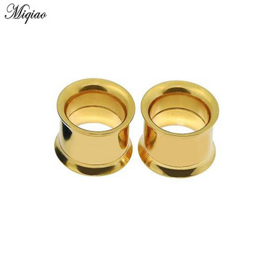 Miqiao visokokvalitetni nakit za bušenje ušiju s dvostrukom trubom za uši s metalnim navojem za proširenje uha