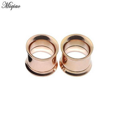 Miqiao visokokvalitetni nakit za bušenje ušiju s dvostrukom trubom za uši s metalnim navojem za proširenje uha