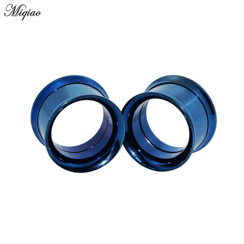 Miqiao visokokvalitetni nakit za bušenje ušiju s dvostrukom trubom za uši s metalnim navojem za proširenje uha