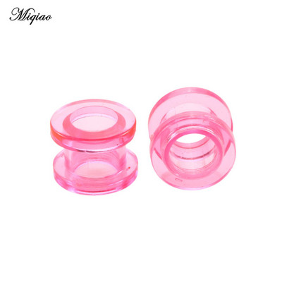 Miqiao 2 kom akrilnih čepića za uši i tunela za pričvršćivanje ušiju mjerača za uši Ekspander za bušenje 2-12 mm Nakit za tijelo za muškarce i žene