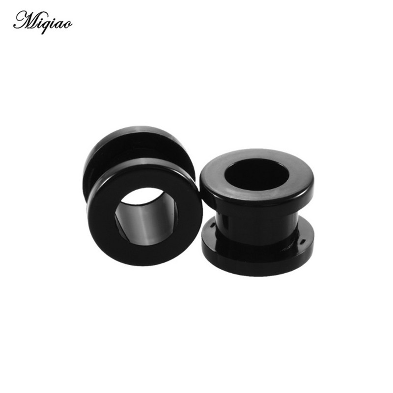 Miqiao 2 kom akrilnih čepića za uši i tunela za pričvršćivanje ušiju mjerača za uši Ekspander za bušenje 2-12 mm Nakit za tijelo za muškarce i žene