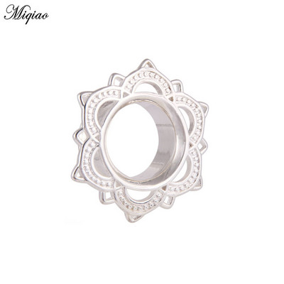 Miqiao 1PC čepići za uši zlatne boje Tuneli za dilatacije ušiju za bušenje Modni nakit za piercing za žene Muškarci 6-16 mm