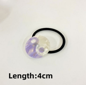 2022 Seria violet acetat semicerc tai chi cleme de păr retro Yin yang gheare pentru femei accesoriu de baie pentru păr