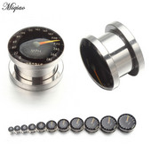 Miqiao Medical din oțel inoxidabil ceas de timp scripete indicator de viteză de expansiune ureche alezoare de expansiune pentru ureche bijuterii pentru perforare