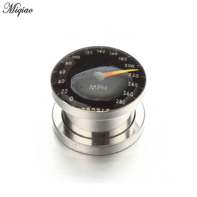 Miqiao Medical din oțel inoxidabil ceas de timp scripete indicator de viteză de expansiune ureche alezoare de expansiune pentru ureche bijuterii pentru perforare