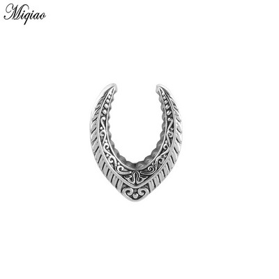 Miqiao 1 bucată din oțel inoxidabil nou șa ureche tunel dop piercing inel expander știfturi Stretchers moda corp piercing bijuterii