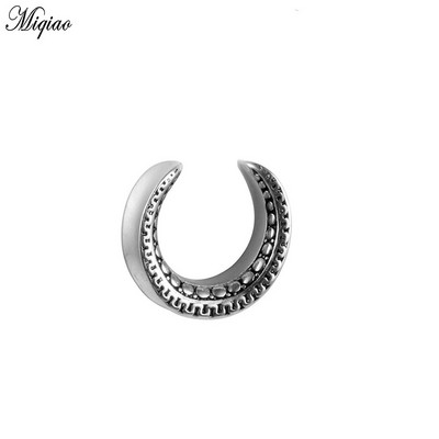 Miqiao 1 bucată din oțel inoxidabil nou șa ureche tunel dop piercing inel expander știfturi Stretchers moda corp piercing bijuterii