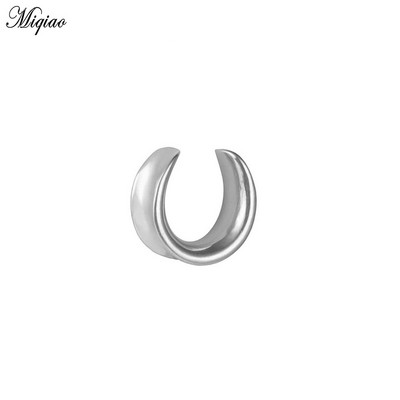 Miqiao 1 bucată din oțel inoxidabil nou șa ureche tunel dop piercing inel expander știfturi Stretchers moda corp piercing bijuterii