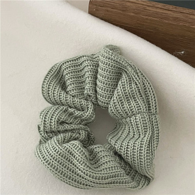 Нови зимни вълнени плетени ленти за коса Въжета за коса Държачи за опашка Гумени за момичета Елегантни дамски еластични ленти за коса Scrunchies