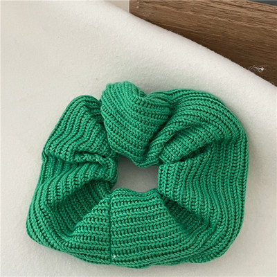 Нови зимни вълнени плетени ленти за коса Въжета за коса Държачи за опашка Гумени за момичета Елегантни дамски еластични ленти за коса Scrunchies