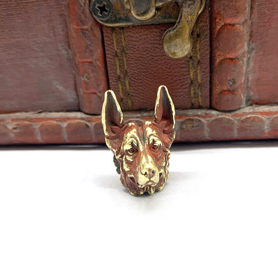 Câine ciobănesc Cuțit din alamă margele șnur pandantiv bijuterii instrument EDC în aer liber Accesorii creative bricolaj umbrelă funie agățat manual