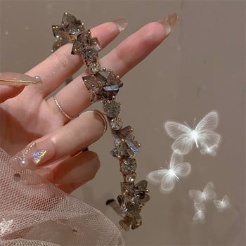 2022 Vintage Crystal Hairband για Γυναικείες Κορεάτικες Μόδας Μόδας Κορίτσια Χειροποίητα αξεσουάρ μαλλιών Δώρο για πάρτι