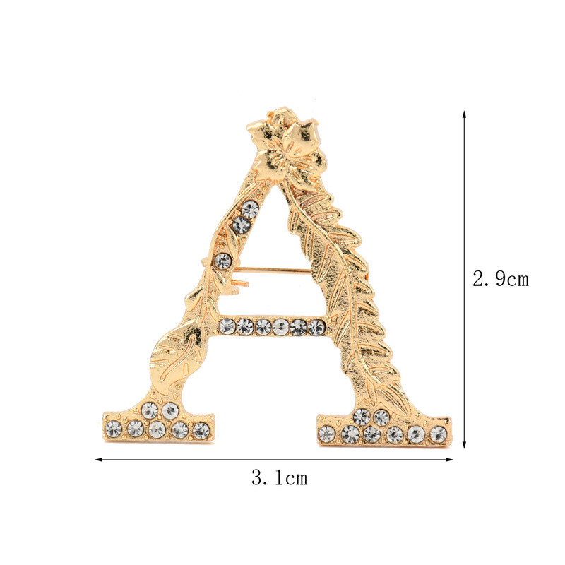 Kristalni dijamant Leaf Broš A za žene Trendy Elegantni cvjetni broš Igle Party Vjenčani nakit Pokloni