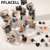 10 buc./cutie Mini gheare de păr drăguțe pentru copii Agrafe de păr laterale din plastic mat pentru fete Agrafe mici pentru coafat cleme de păr femei