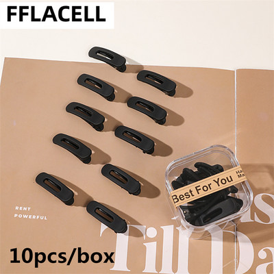 10 buc./cutie Mini gheare de păr drăguțe pentru copii Agrafe de păr laterale din plastic mat pentru fete Agrafe mici pentru coafat cleme de păr femei