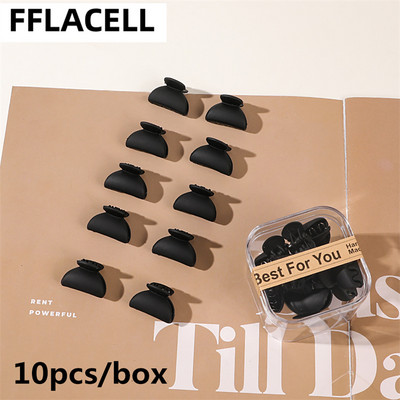 10 buc./cutie Mini gheare de păr drăguțe pentru copii Agrafe de păr laterale din plastic mat pentru fete Agrafe mici pentru coafat cleme de păr femei