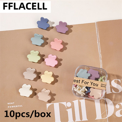 10 buc./cutie Mini gheare de păr drăguțe pentru copii Agrafe de păr laterale din plastic mat pentru fete Agrafe mici pentru coafat cleme de păr femei