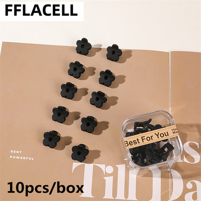 10 buc./cutie Mini gheare de păr drăguțe pentru copii Agrafe de păr laterale din plastic mat pentru fete Agrafe mici pentru coafat cleme de păr femei