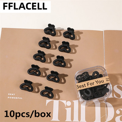 10 buc./cutie Mini gheare de păr drăguțe pentru copii Agrafe de păr laterale din plastic mat pentru fete Agrafe mici pentru coafat cleme de păr femei