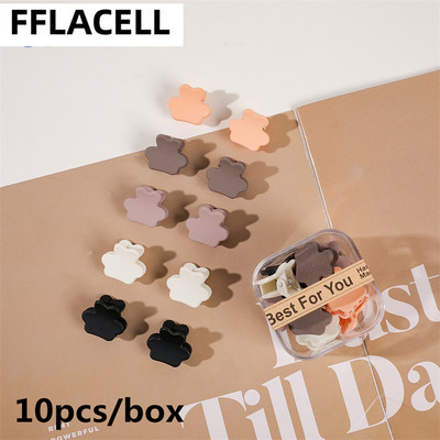 10 buc./cutie Mini gheare de păr drăguțe pentru copii Agrafe de păr laterale din plastic mat pentru fete Agrafe mici pentru coafat cleme de păr femei