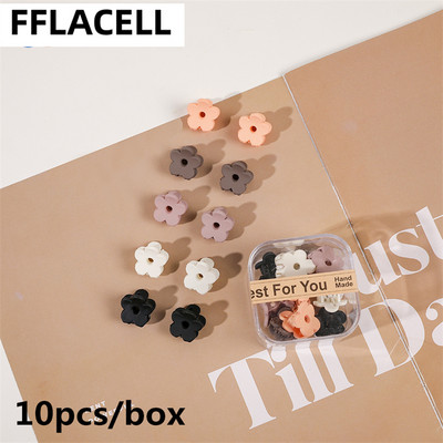 10 buc./cutie Mini gheare de păr drăguțe pentru copii Agrafe de păr laterale din plastic mat pentru fete Agrafe mici pentru coafat cleme de păr femei