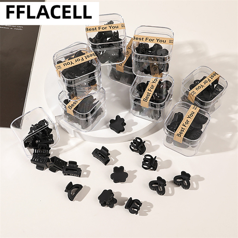 10 buc./cutie Mini gheare de păr drăguțe pentru copii Agrafe de păr laterale din plastic mat pentru fete Agrafe mici pentru coafat cleme de păr femei