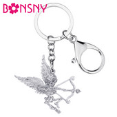 Breloc cu craniu placat cu aur antic Bonsny Halloween Breloc cu schelet Bijuterii pentru femei, adolescenți, bărbați, cadou clasic, decorare poșeta