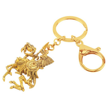 Bonsny Halloween Alloy αντίκες επιχρυσωμένο Soldier Skull Keychains Dragon Keyring Κοσμήματα για γυναίκες Ανδρικά Μόδα διακόσμηση αυτοκινήτου