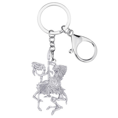 Bonsny din aliaj de Halloween, placat cu aur antic, brelocuri cu craniu de soldat, breloc cu dragon, bijuterii pentru femei, bărbați, decorare mașină la modă