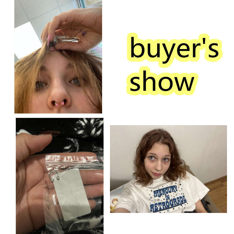 Cehe de foraj urechi Studs potcoavă inel inel nas Clip dublu cristal bile sept Piercing bijuterii CBR inel piercing nas inel ureche