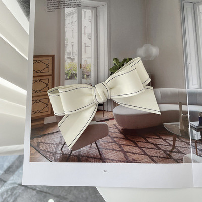 Iarna 2022, la modă, din piele PU, clemă de primăvară, clemă laterală pentru breton, clemă retro, cu trei straturi, culoare contrastantă, ac de păr