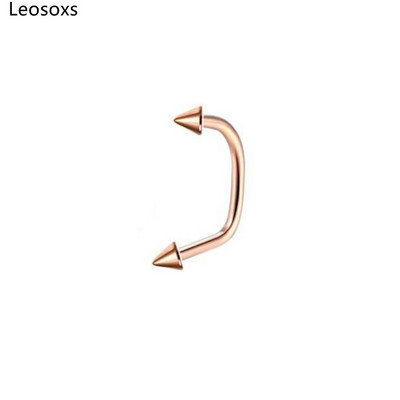 Leosoxs 1 buc. Inel pentru buze pentru unghii pentru buze în formă de U, oțel din titan, oțel inoxidabil, hipoalergenic, punk, piercing pentru corp.