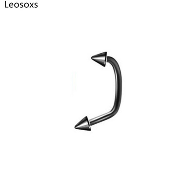 Leosoxs 1 buc. Inel pentru buze pentru unghii pentru buze în formă de U, oțel din titan, oțel inoxidabil, hipoalergenic, punk, piercing pentru corp.
