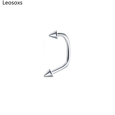 Leosoxs 1 buc. Inel pentru buze pentru unghii pentru buze în formă de U, oțel din titan, oțel inoxidabil, hipoalergenic, punk, piercing pentru corp.